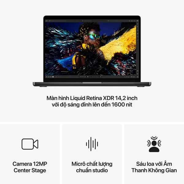 MacBook Pro 2024 14 inch Apple M4 16GB RAM 1TB SSD – OpenBox