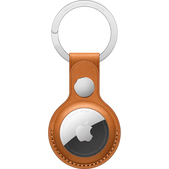 Móc khóa treo AirTag Da Apple