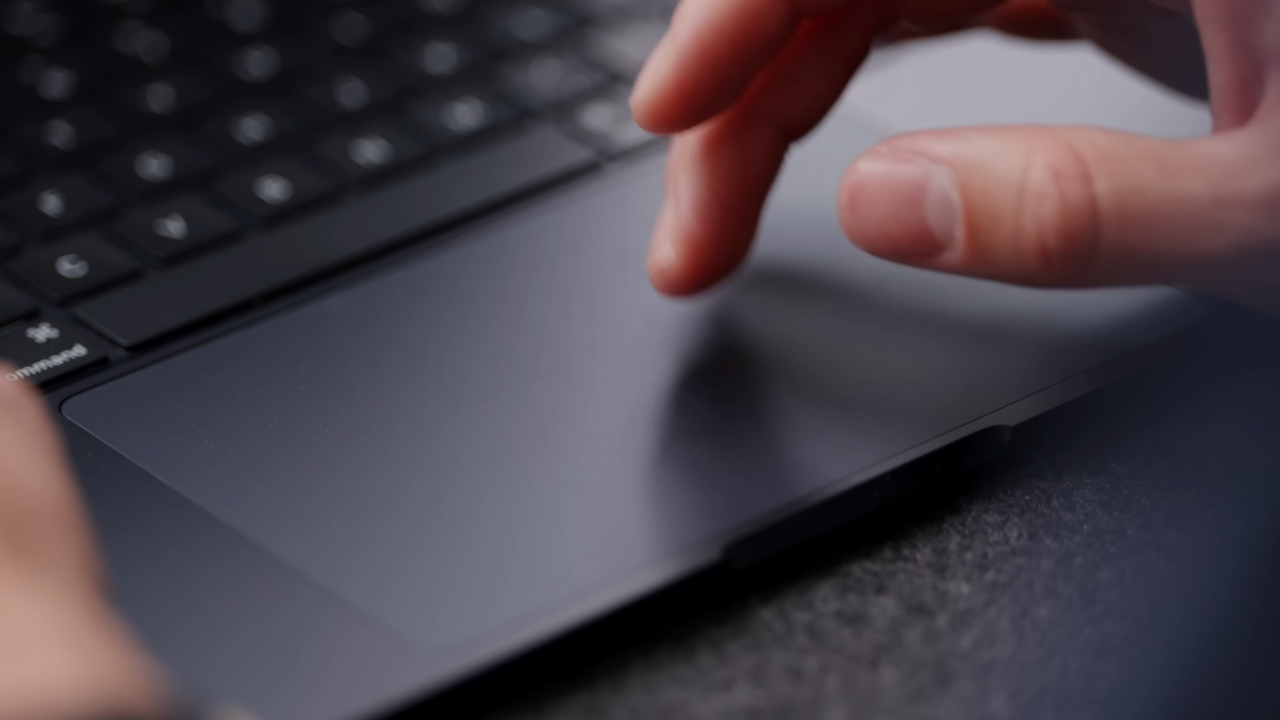 Trackpad đa điểm làm việc thoải mái