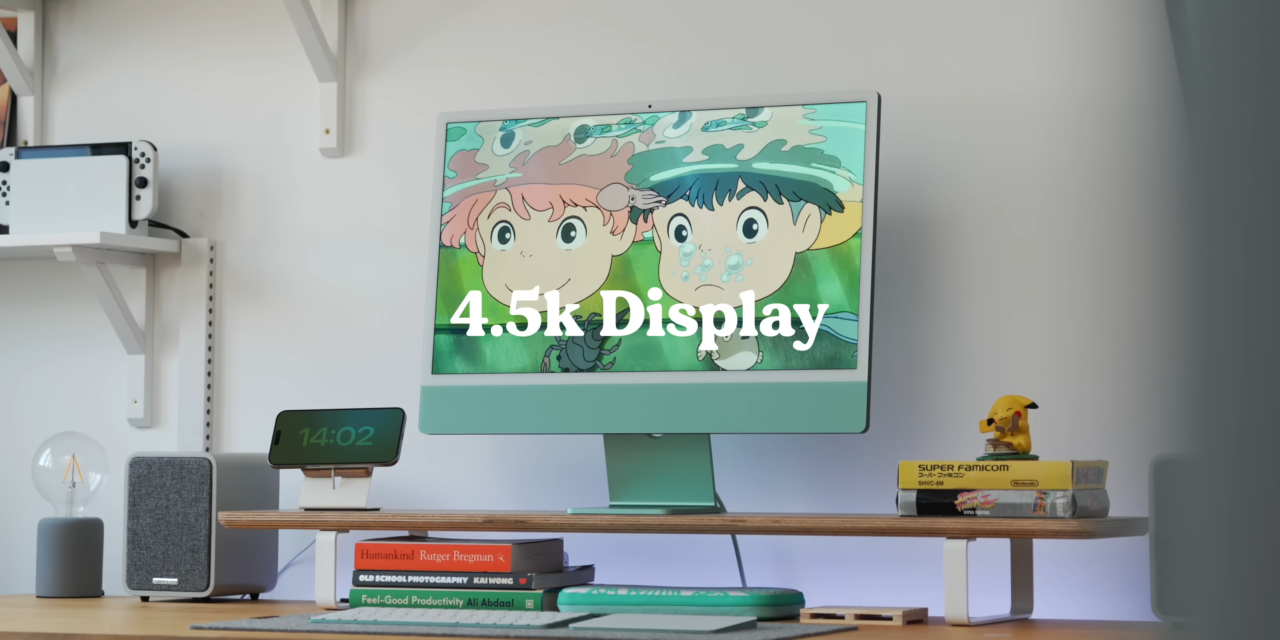 Màn hình hiển thị sắc nét, làm việc thích mê iMac M3