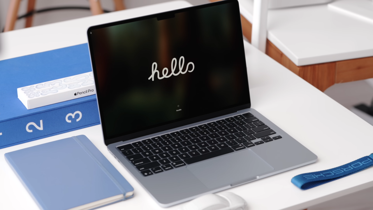 Pin macbook air M4 lên đến 15 tiếng