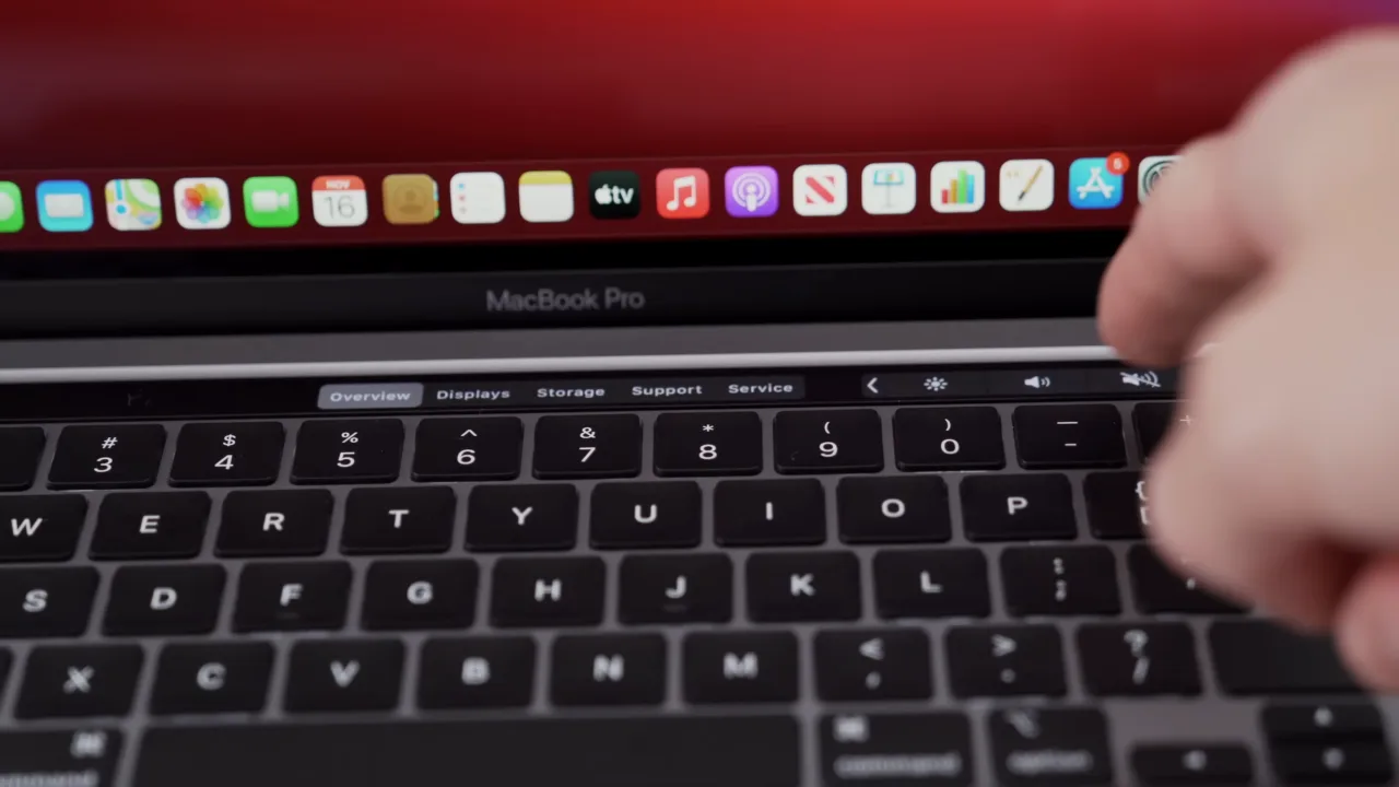 Touchbar đa dụng - trackpad làm việc thoải mái