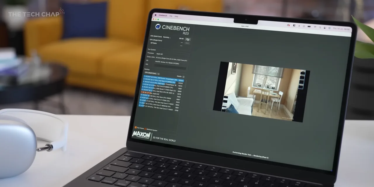 Webcam 1080p MacBook Air M2