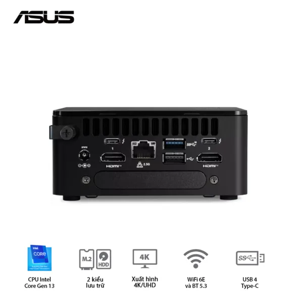 Máy tính Asus Mini PC NUC 13 PRO NUC13ANHH7 – NEW Chính Hãng