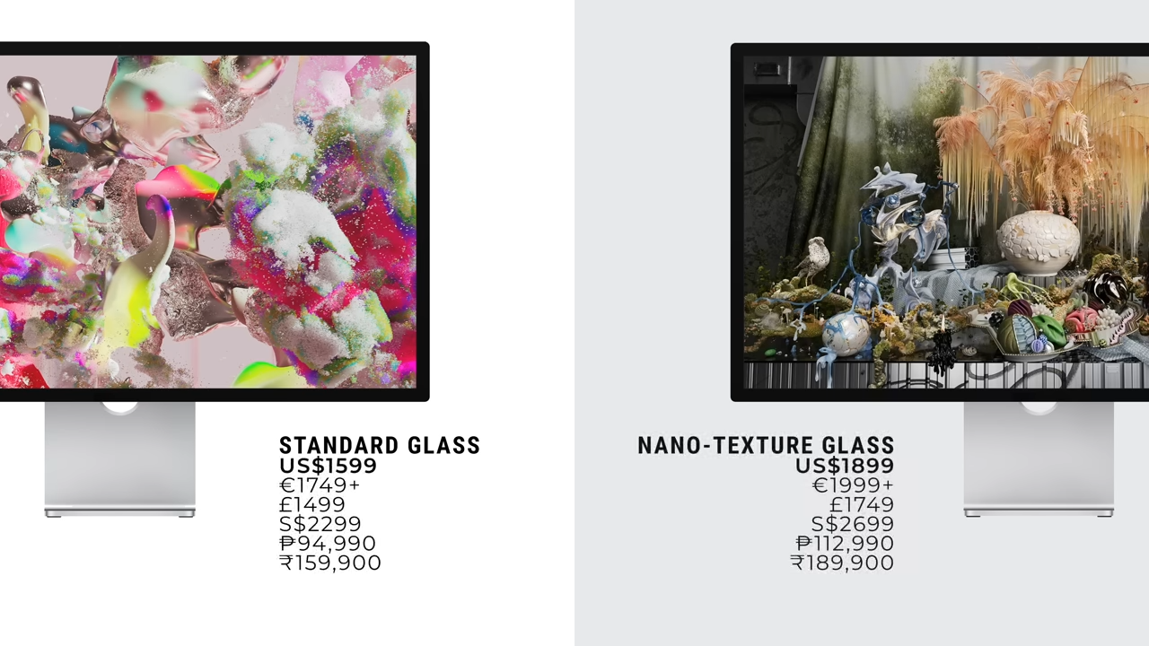 Tùy chọn màn hình Nano texture