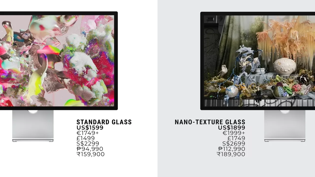 Tùy chọn màn hình Nano texture
