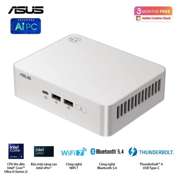 Máy tính Asus Mini PC NUC 15 PRO + NUC15CRSU7 – NEW Chính Hãng