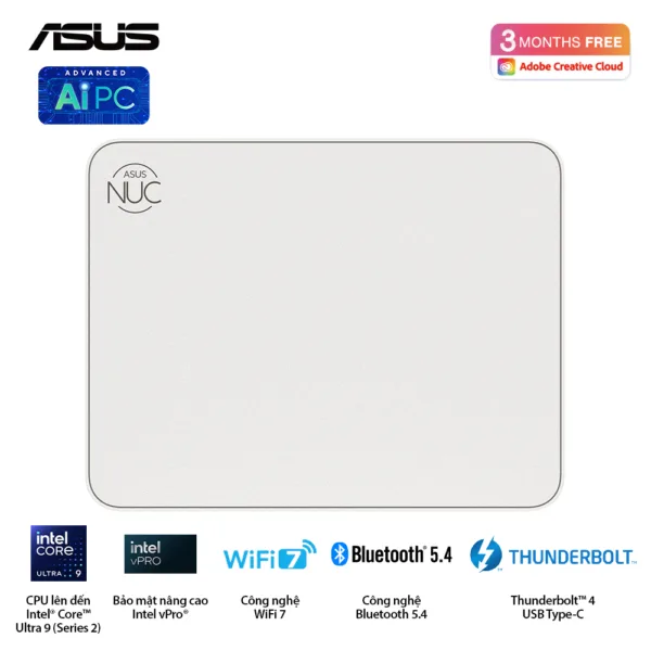 Máy tính Asus Mini PC NUC 15 PRO + NUC15CRSU7 – NEW Chính Hãng
