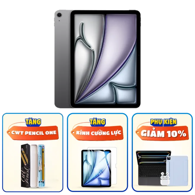 iPad Air 6 2024 11 inch Apple M2 128GB Wifi – New Nobox