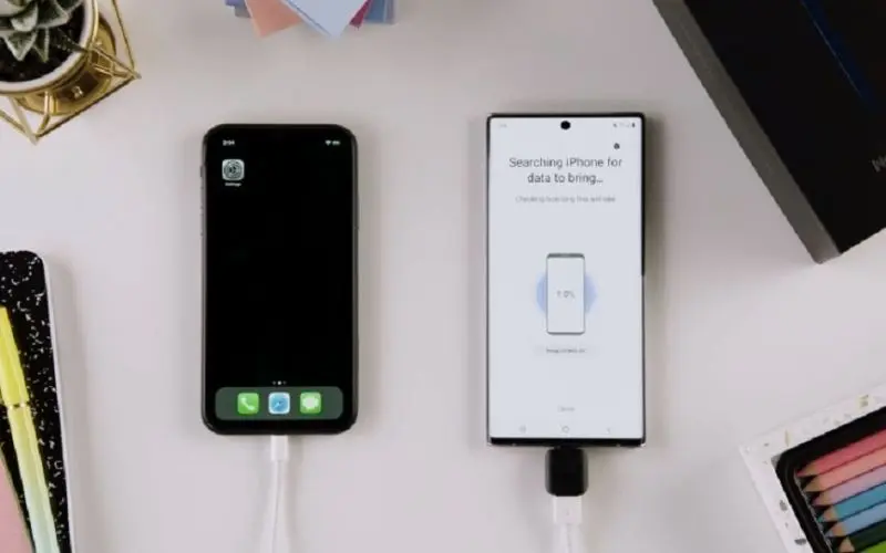 cách chuyển dữ liệu từ android sang iphone