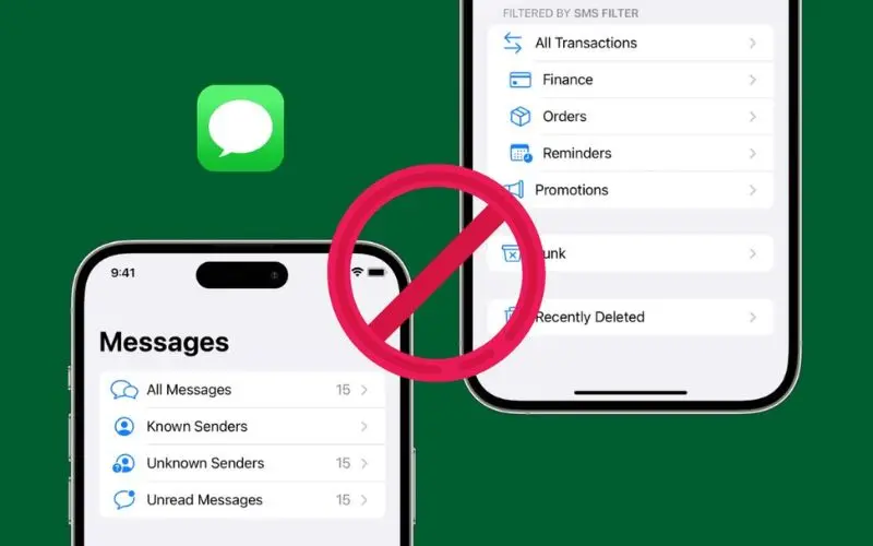 Chặn tin nhắn trên iPhone
