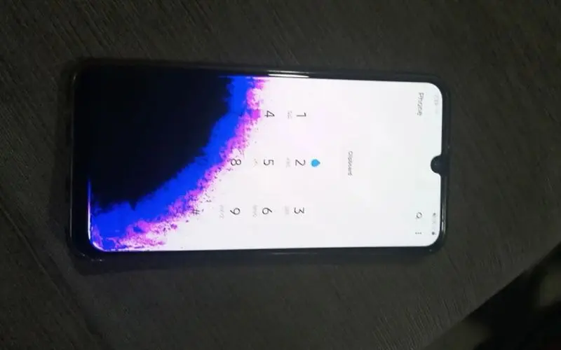 chảy mực màn hình iphone x