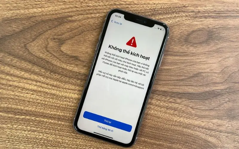 iphone không kích hoạt được