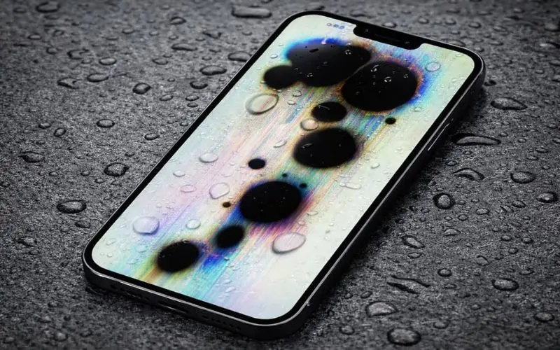 Màn hình iPhone bị chấm đen