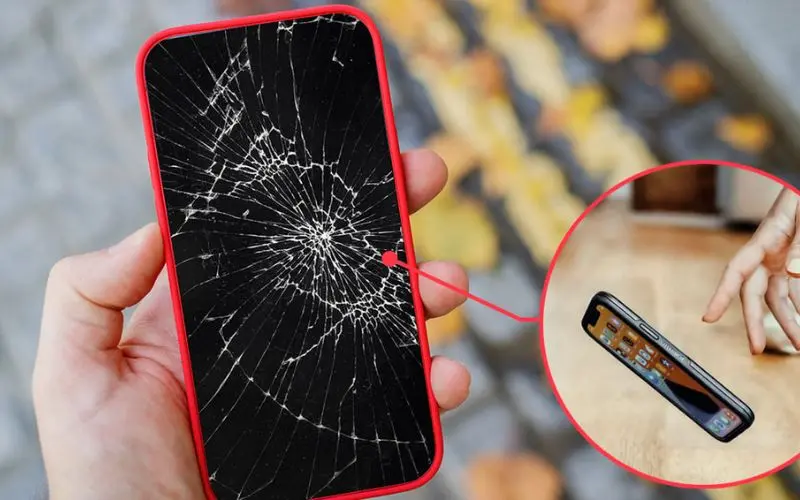 Màn hình iPhone bị chấm đen