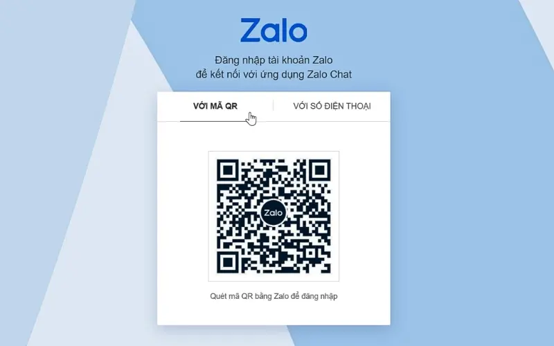 đăng nhập Zalo Web