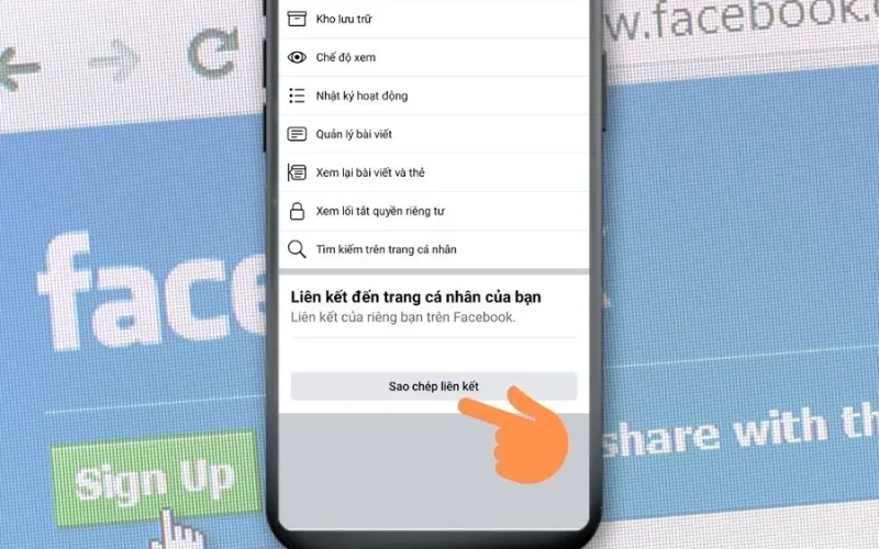 Copy Link Facebook Của Mình 