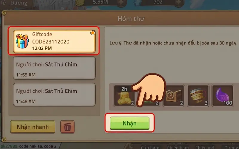 Code Huyền Thoại Hải Tặc