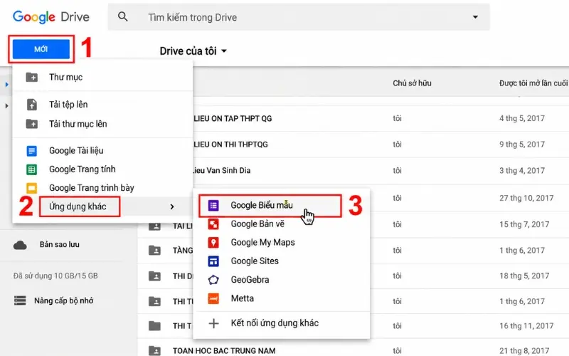 Lưới Trắc Nghiệm Trong Google Biểu Mẫu